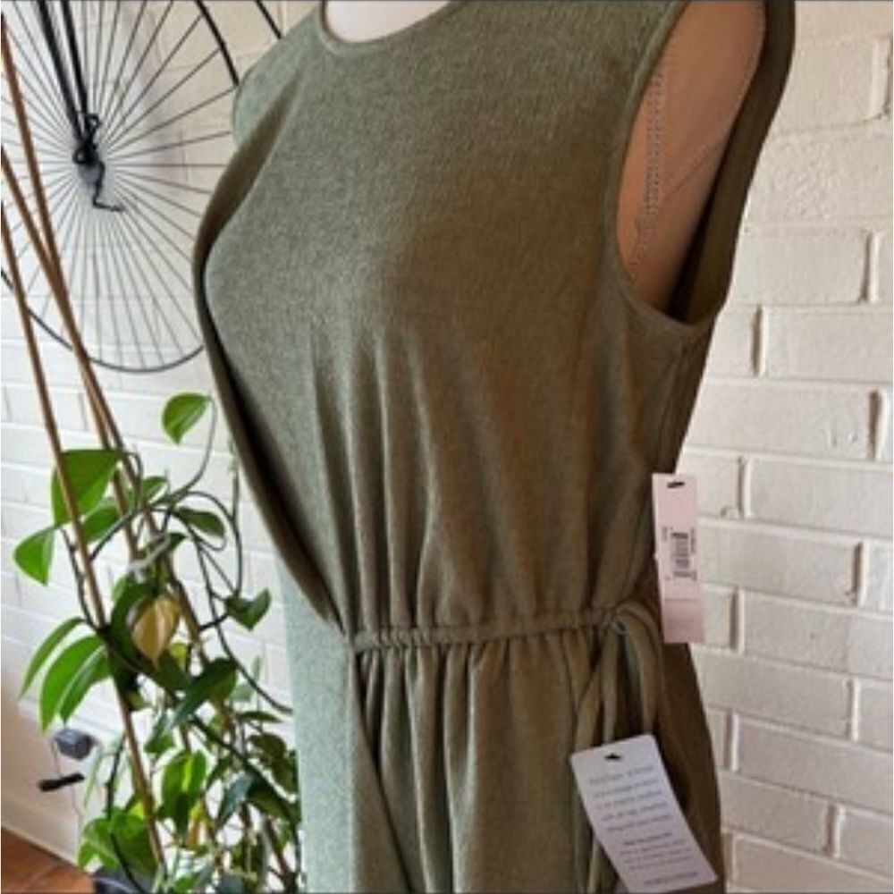 Maggy London Draped Sleeveless Dress Seafoam Green Sz 8 summer - Picture 6 of 10